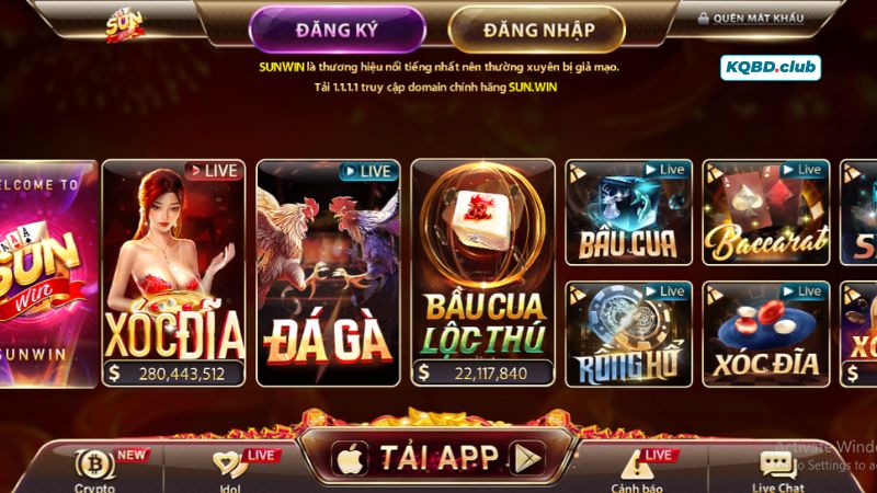 Link vào cổng game có dấu hiệu làm giả nhiều