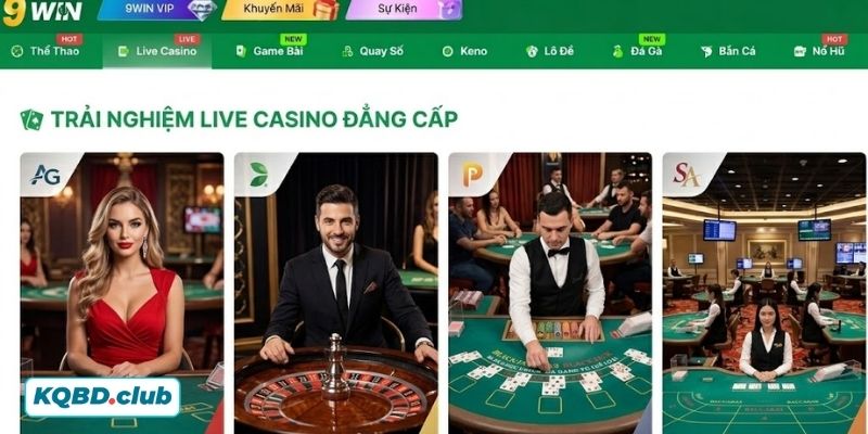 Live Casino là trò chơi ăn khách tại nhà cái Live Casino là trò chơi ăn khách tại nhà cái